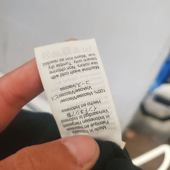 Madewell Women's Smocked Black Button-Front Crop Tank Top Jumpsuit 4 - Picture 4 of 5